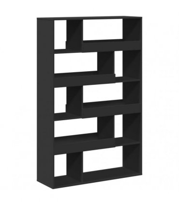 vidaXL Bookcase Black 100x33x156,5 cm Engineered Wood
