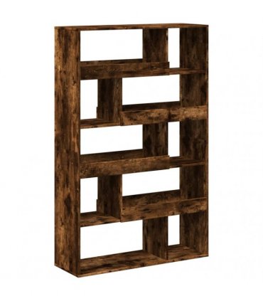vidaXL Bookcase Smoked Oak100x33x156,5 cm Engineered Wood
