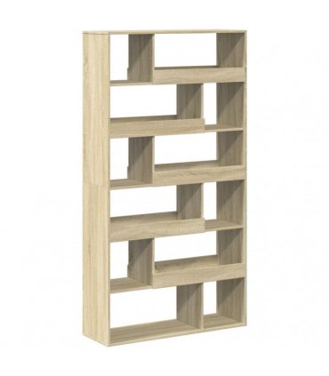 vidaXL Bookcase Sonoma Oak 100x33x187,5 cm Engineered Wood