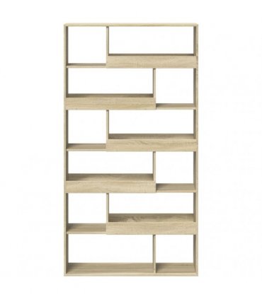 vidaXL Bookcase Sonoma Oak 100x33x187,5 cm Engineered Wood