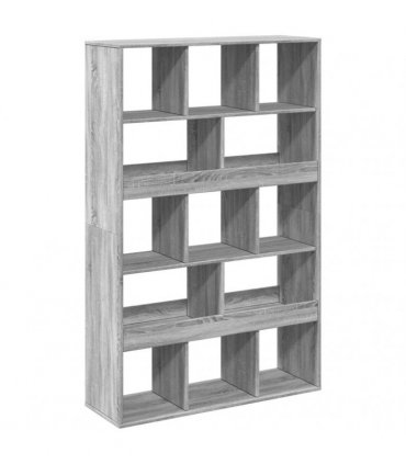 vidaXL Bookcase Grey Sonoma 100x33x156,5 cm Engineered Wood