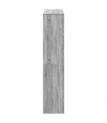 vidaXL Bookcase Grey Sonoma 100x33x156,5 cm Engineered Wood
