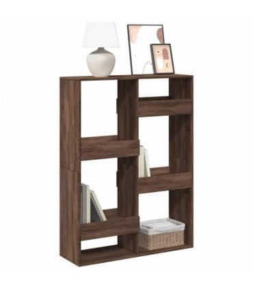 vidaXL Bookcase Brown Oak 100x33x135 cm Engineered Wood