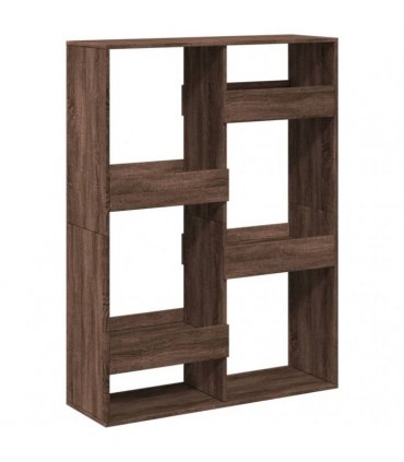 vidaXL Bookcase Brown Oak 100x33x135 cm Engineered Wood