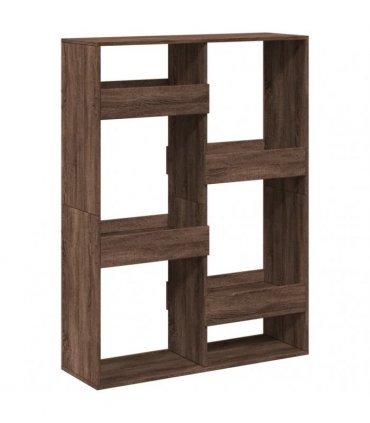 vidaXL Bookcase Brown Oak 100x33x135 cm Engineered Wood