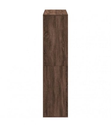 vidaXL Bookcase Brown Oak 100x33x135 cm Engineered Wood