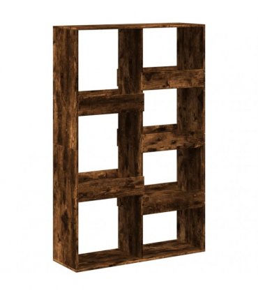 vidaXL Bookcase Smoked Oak 100x33x155,5 cm Engineered Wood