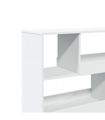 vidaXL Room Divider White 100x33x94,5 cm Engineered Wood