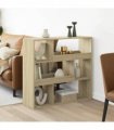 vidaXL Room Divider Sonoma Oak 100x33x94,5 cm Engineered Wood