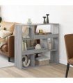 vidaXL Room Divider Grey Sonoma 100x33x94,5 cm Engineered Wood