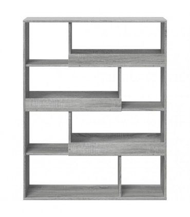 vidaXL Room Divider Grey Sonoma 100x33x125,5 cm Engineered Wood
