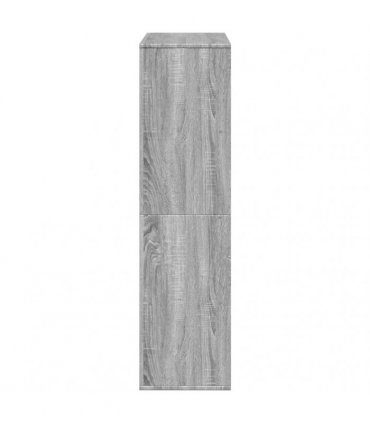 vidaXL Room Divider Grey Sonoma 100x33x125,5 cm Engineered Wood