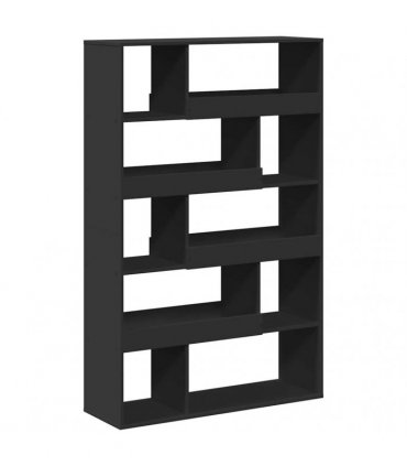 vidaXL Room Divider Black 100x33x156,5 cm Engineered Wood