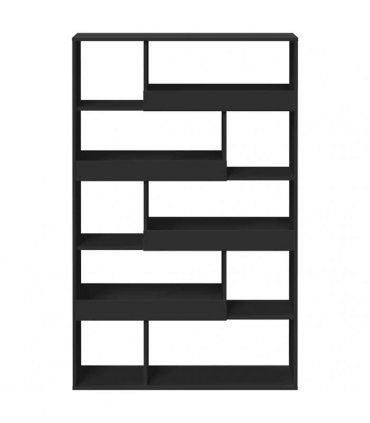 vidaXL Room Divider Black 100x33x156,5 cm Engineered Wood