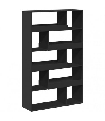 vidaXL Room Divider Black 100x33x156,5 cm Engineered Wood