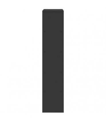 vidaXL Room Divider Black 100x33x156,5 cm Engineered Wood