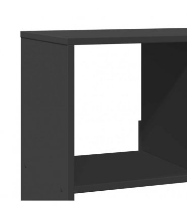 vidaXL Room Divider Black 100x33x156,5 cm Engineered Wood