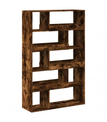 vidaXL Room Divider Smoked Oak100x33x156,5 cm Engineered Wood