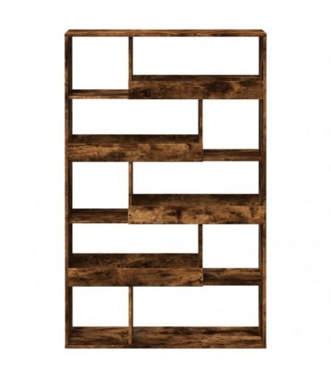 vidaXL Room Divider Smoked Oak100x33x156,5 cm Engineered Wood