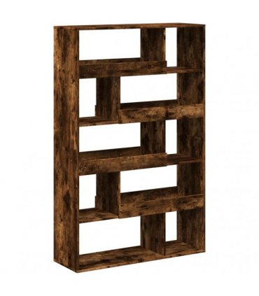 vidaXL Room Divider Smoked Oak100x33x156,5 cm Engineered Wood