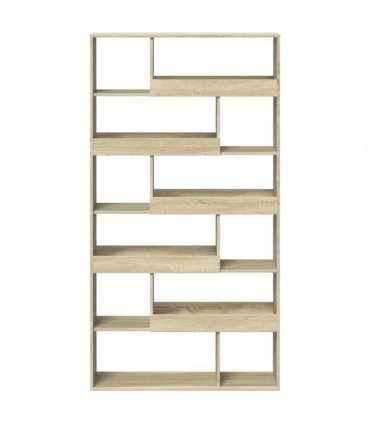 vidaXL Room Divider Sonoma Oak 100x33x187,5 cm Engineered Wood
