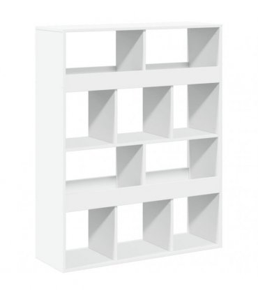 vidaXL Room Divider White 100x33x125,5 cm Engineered Wood