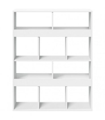 vidaXL Room Divider White 100x33x125,5 cm Engineered Wood