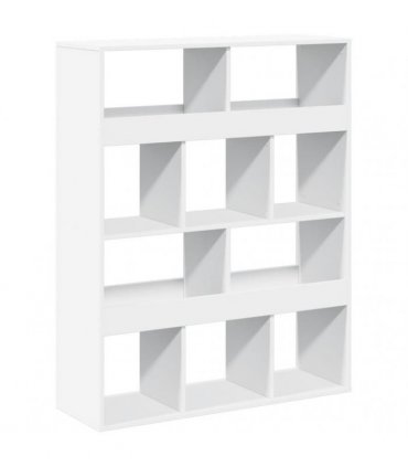 vidaXL Room Divider White 100x33x125,5 cm Engineered Wood