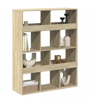 vidaXL Room Divider Sonoma Oak 100x33x125,5 cm Engineered Wood