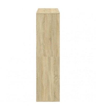 vidaXL Room Divider Sonoma Oak 100x33x125,5 cm Engineered Wood