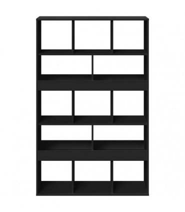 vidaXL Room Divider Black 100x33x156,5 cm Engineered Wood