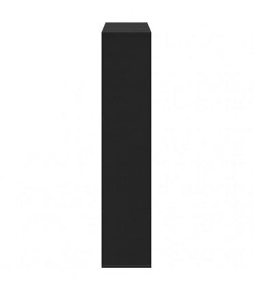 vidaXL Room Divider Black 100x33x156,5 cm Engineered Wood