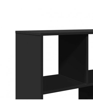 vidaXL Room Divider Black 100x33x156,5 cm Engineered Wood
