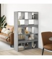 vidaXL Room Divider Grey Sonoma 100x33x156,5 cm Engineered Wood