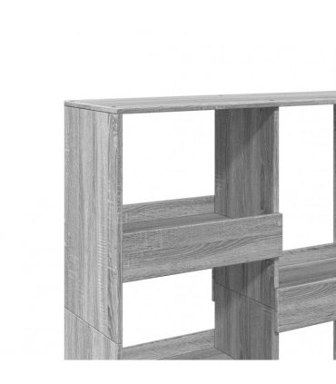 vidaXL Room Divider Grey Sonoma 100x33x115 cm Engineered Wood
