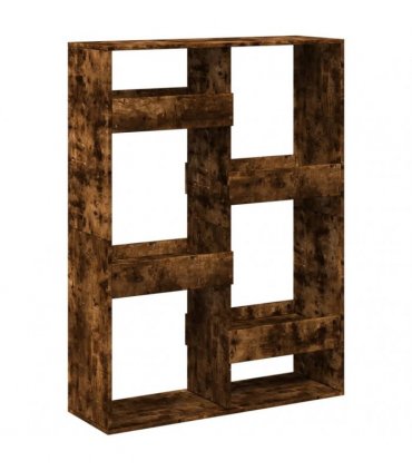 vidaXL Room Divider Smoked Oak100x33x135 cm Engineered Wood