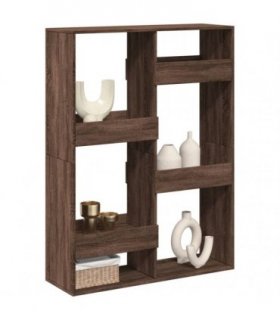 vidaXL Room Divider Brown Oak 100x33x135 cm Engineered Wood