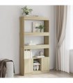 vidaXL Highboard Sonoma Oak 92x33x180 cm Engineered Wood