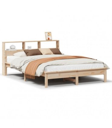vidaXL Bed Frame without Mattress 150x200 cm Solid Wood Pine