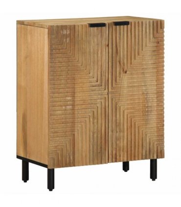 vidaXL 3 Piece Sideboards Brown 60x33x75 cm Solid Wood Mango