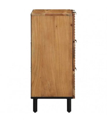 vidaXL Sideboard Set 3 pcs 180 x 33 x 75 cm Solid Acacia Wood Brown