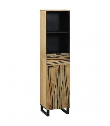 vidaXL Bathroom Furniture Set 4 pcs Natural 38 x 33 x 160 cm