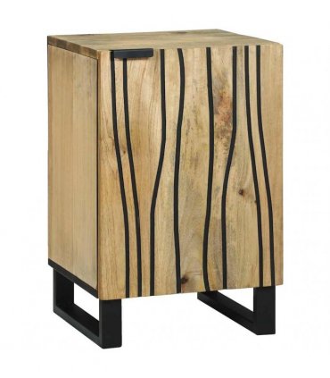 vidaXL Bathroom Furniture Set 4 pcs Natural 38 x 33 x 160 cm