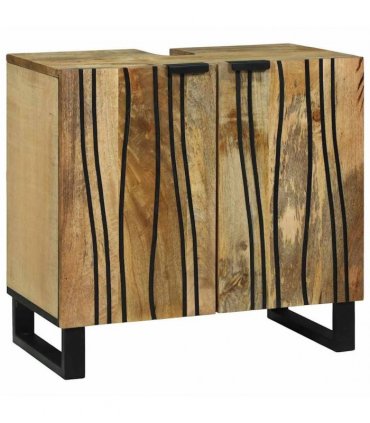 vidaXL Bathroom Furniture Set 5 pcs Natural Engineered Wood