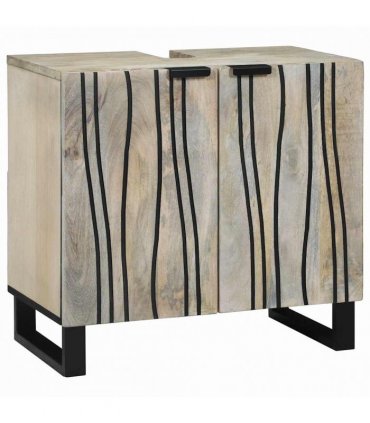 vidaXL Bathroom Furniture Set 5 pcs Walnut Brown Engineered Wood