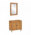 vidaXL Bathroom Furniture Set 2 pcs Brown Engineered Wood