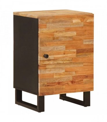 vidaXL Bathroom Sets 5 pcs Natural Solid Mango Wood