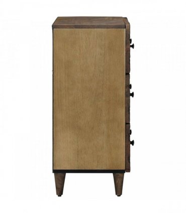 vidaXL Sideboard 2 pcs 120 x 33 x 75 cm Solid Mango Wood Brown