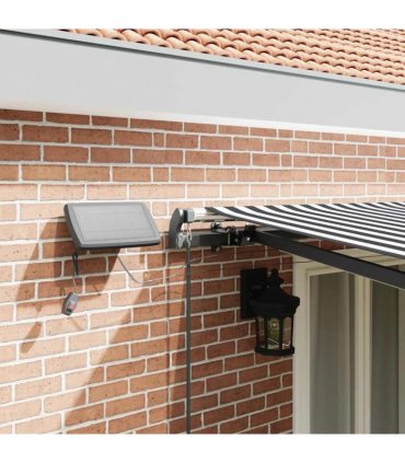 vidaXL Manual Awning with Solar LED 5 x 3 m