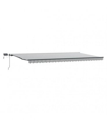 vidaXL Manual Awning with Solar LED 6 x 3 m